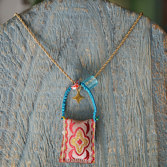 Necklace with Stainless Steel Chain & Talisman Pendant 1003202