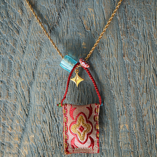 Necklace with Stainless Steel Chain & Talisman Pendant 1003203