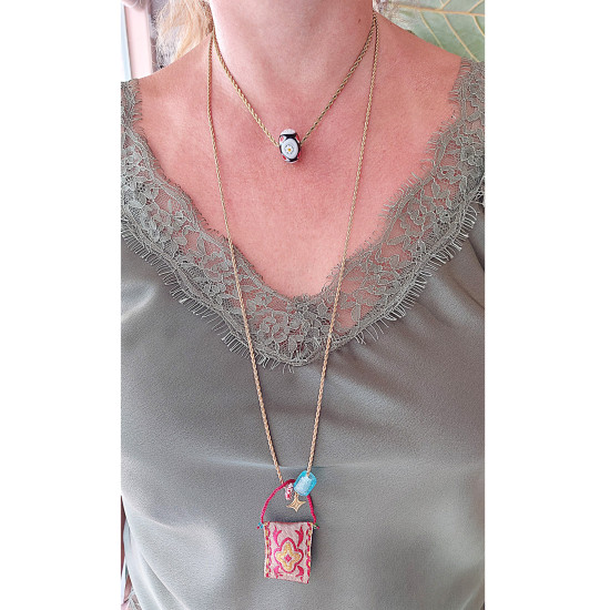 Necklace with Stainless Steel Chain & Talisman Pendant 1003203
