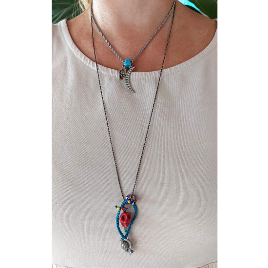 Globe pendant necklace 1003210