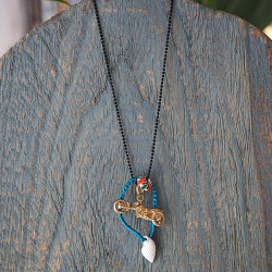 Bike pendant necklace 1003223