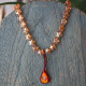 Necklace with stars and evil eye 1003225