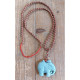 Jade elephant pendant necklace 1003249