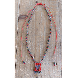 Macrame heart pendant 1003261