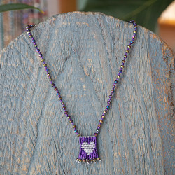 Macrame heart pendant 1003262
