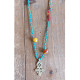 Copper cross necklace 1003271