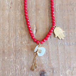 Lucky bag charm necklace 1003275