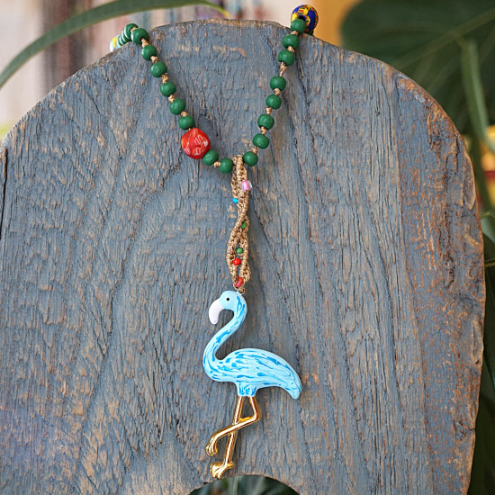 Flamingo pendant necklace 1003276