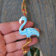 Flamingo pendant necklace 1003276
