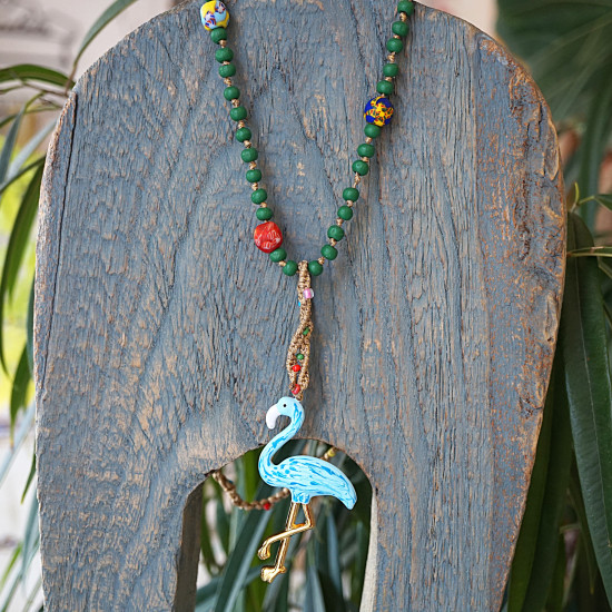 Flamingo pendant necklace 1003276