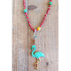 Flamingo pendant necklace 1003277