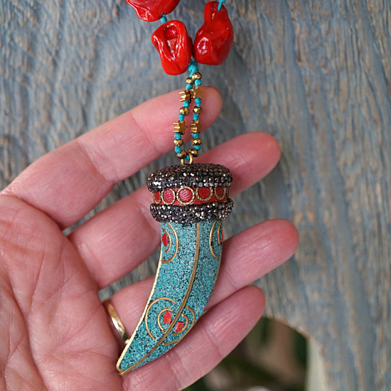 Indian pendant necklace 1003289