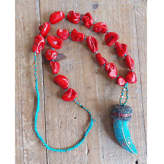Indian pendant necklace 1003289