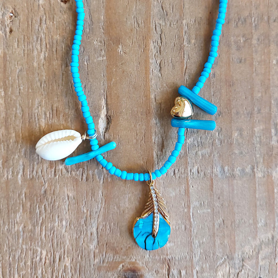 Hippie chic necklace 1003294