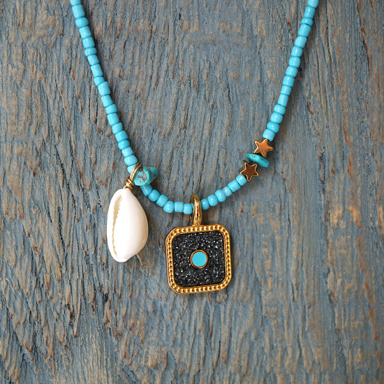 Hippie chic necklace 1003296