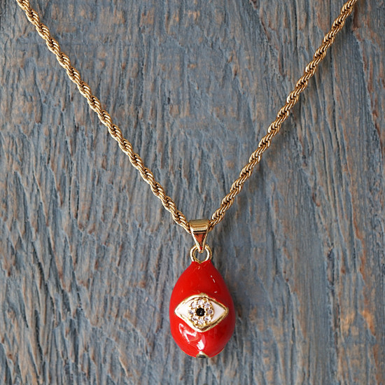 Egg pendant necklace 1003304