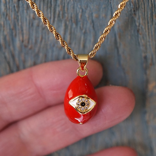 Egg pendant necklace 1003304