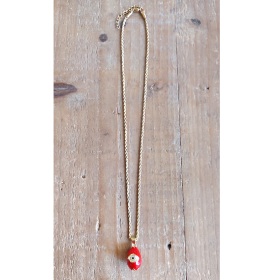 Egg pendant necklace 1003304