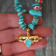 Kavach style amulet necklace 1003313