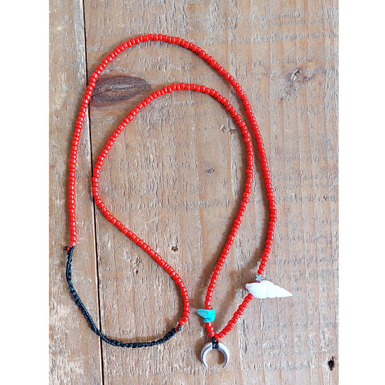 Beaded necklace bohemian 1003328