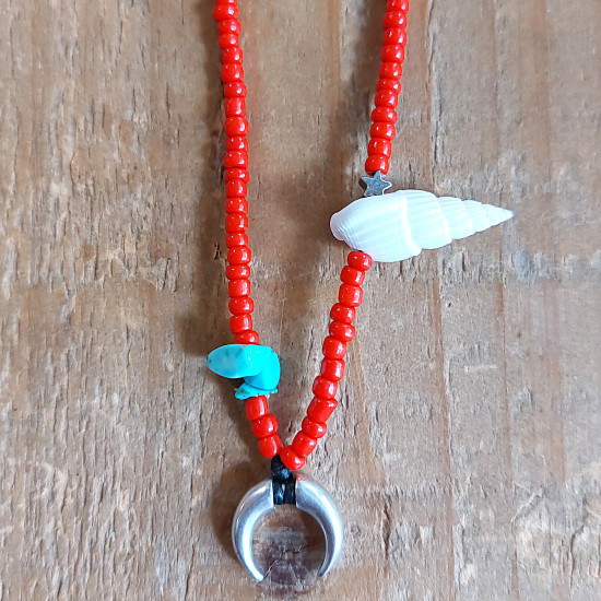 Beaded necklace bohemian 1003328