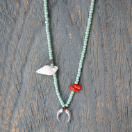 Beaded necklace bohemian 1003329