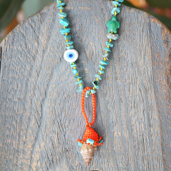 Boho luxe shell pendant 1003332
