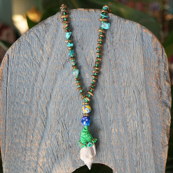 Boho luxe shell pendant 1003338