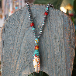 Boho luxe shell pendant 1003341