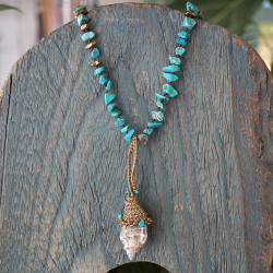 Boho luxe shell pendant 1003342