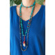 Silver hematite necklace 1003347