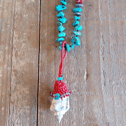 Boho luxe shell pendant 1003343