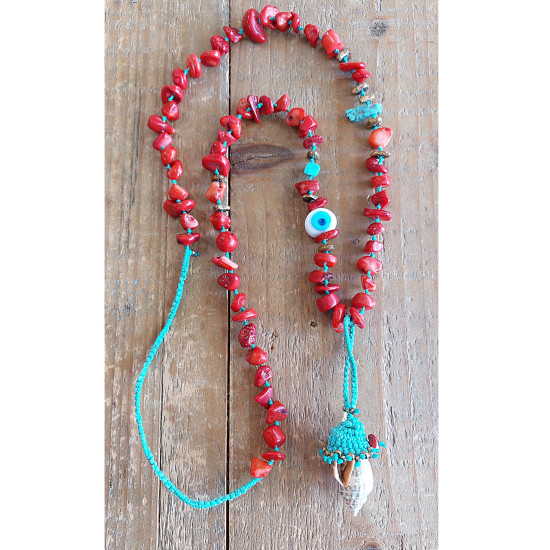 Boho luxe shell pendant 1003344