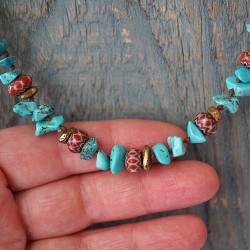 Boho chic necklace 1003345