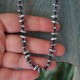 Silver hematite necklace 1003347