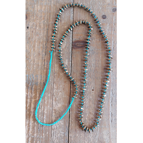 Gold hematite necklace 1003348