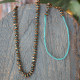 Gold hematite necklace 1003348