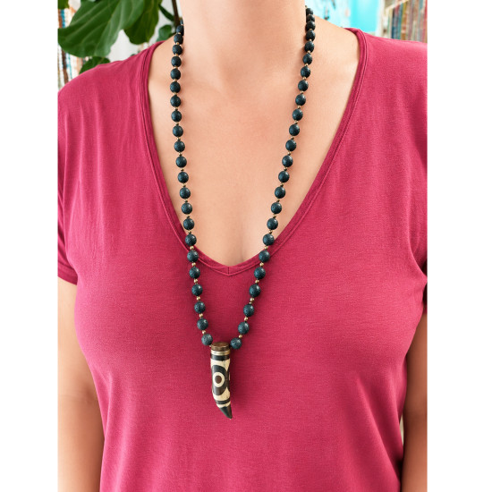 Agate pendant necklace 1003352