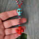 Skull and cross necklace 1003367