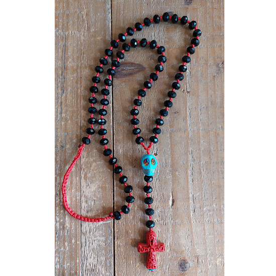 Skull and cross necklace 1003369