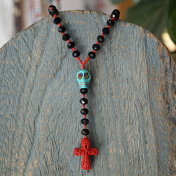 Skull and cross necklace 1003369