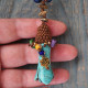 Semiprecious stones necklace 1003370