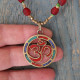 Nepalese om pendant necklace 1003374