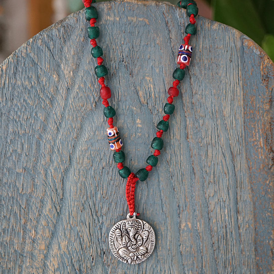 Nepalese Ganesh pendant necklace 1003377