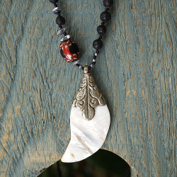 Tibetan pendant necklace 1003378