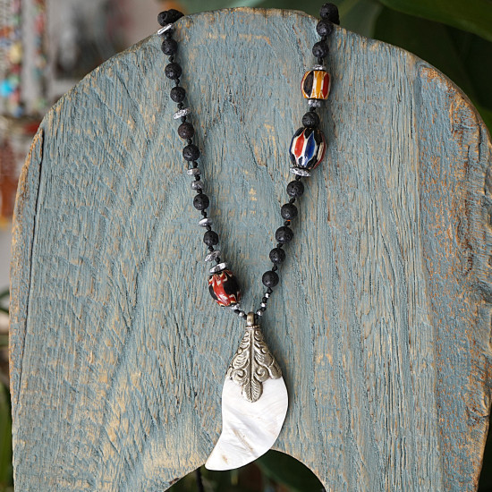 Tibetan pendant necklace 1003378