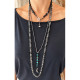 Moon and stars necklace 1003381