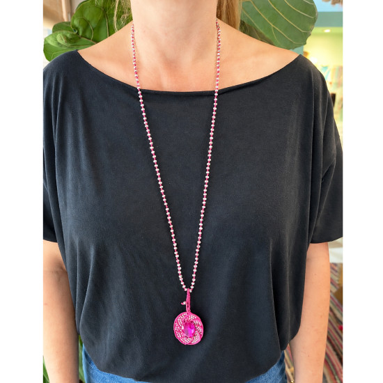 Antique style pendant necklace 1003385