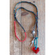 Red heart necklace 1003388
