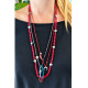 Red heart necklace 1003388